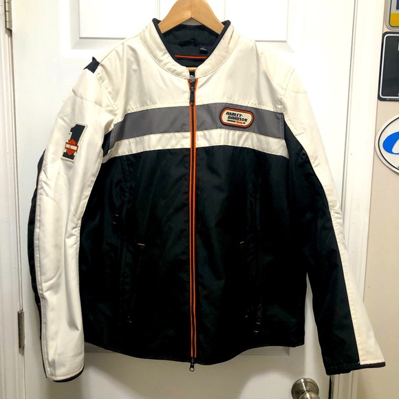 Women’s Harley-Davidson Black and White Performance Jacket - Picture 1 of 16